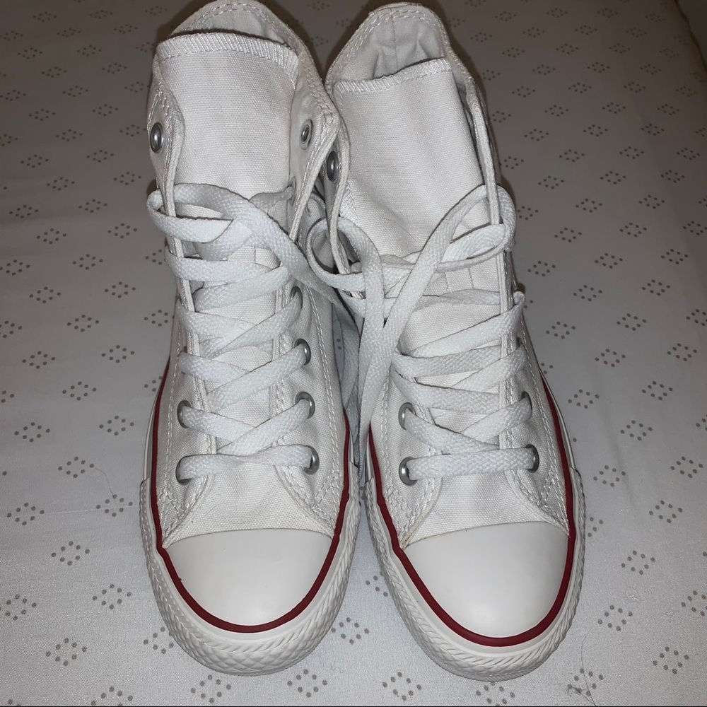 White Brand New Converse